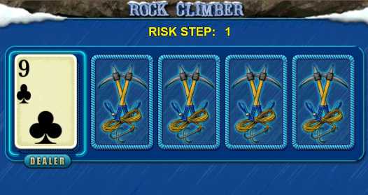 Риск-игра в автомате Rock Climber